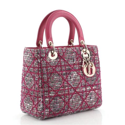 lady dior tweed price|lady dior sewing bag.